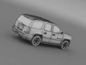 gmc yukon heritage edition 2012 3D Model