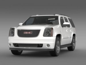 gmc yukon slt Modello 3D