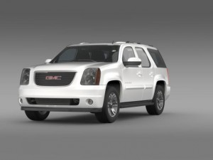 gmc yukon slt Modello 3D