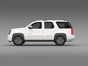gmc yukon slt Modello 3D