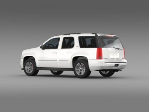 gmc yukon slt Modello 3D
