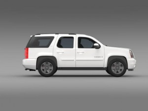 gmc yukon slt Modello 3D