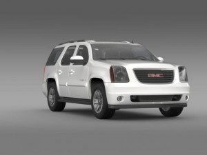 gmc yukon slt Modello 3D