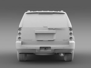 gmc yukon slt Modello 3D