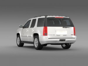 gmc yukon xfe 2009 3D Model