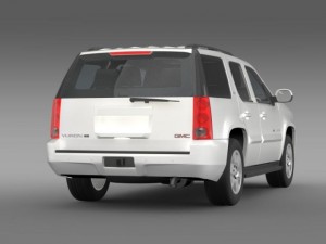 gmc yukon xfe 2009 3D Model