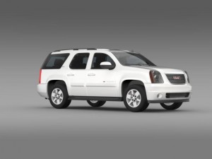 gmc yukon xfe 2009 3D Model