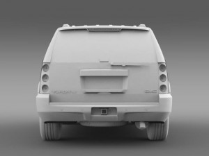 gmc yukon xfe 2009 3D Model