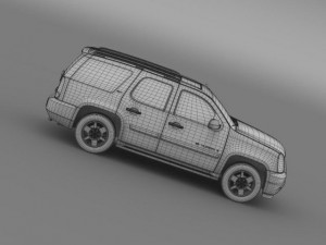 gmc yukon xfe 2009 3D Model
