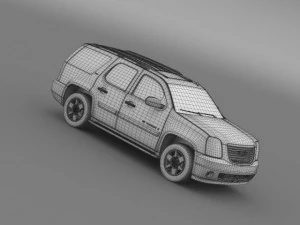 gmc yukon xfe 2009 3D Model
