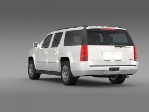 gmc yukon xl Modelo 3D