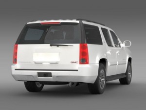 gmc yukon xl Modelo 3D