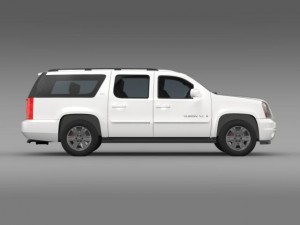 gmc yukon xl Modelo 3D