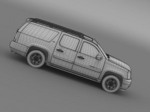 gmc yukon xl Modelo 3D