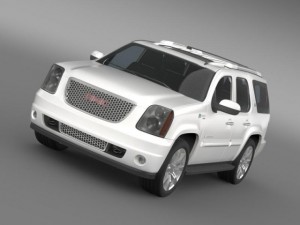 gmc denali hybrid 2013 3D Model