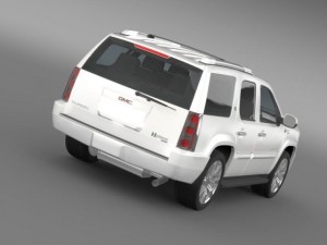 gmc denali hybrid 2013 3D 模型