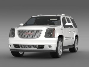 gmc denali hybrid 2013 3D 模型