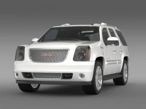 gmc denali hybrid 2013 3D Model