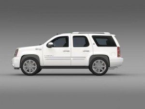 gmc denali hybrid 2013 3D 模型
