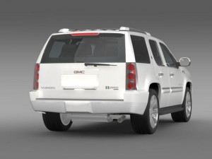 gmc denali hybrid 2013 3D 模型