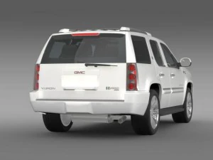 gmc denali hybrid 2013 3D Model