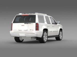 gmc denali hybrid 2013 3D 模型