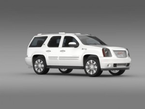 gmc denali hybrid 2013 3D 模型