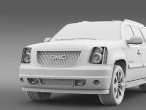 gmc denali hybrid 2013 3D Model