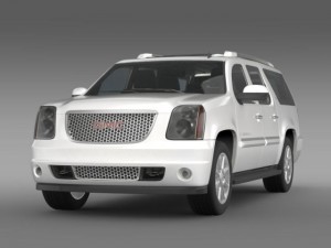 gmc denali xl 3D 모델