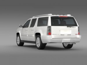 gmc denali xl 3D 모델