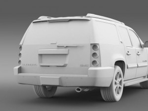 gmc denali xl 3D 모델