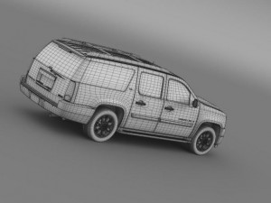 gmc denali xl 3D 모델