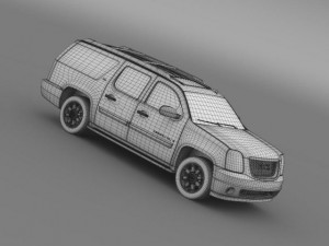 gmc denali xl 3D 모델