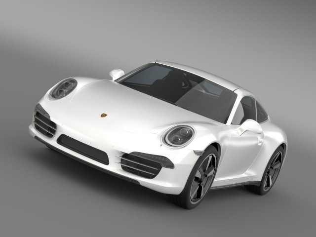 porsche 911 50 year edition 2013 3D Модель .c4d .max .obj .3ds .fbx .stl .blend 