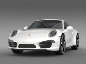 porsche 911 50 year edition 2013 3D Модель