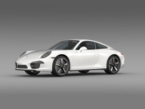 porsche 911 50 year edition 2013 3D Модель
