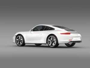 porsche 911 50 year edition 2013 3D Модель