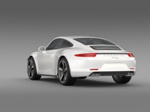 porsche 911 50 year edition 2013 3D Модель