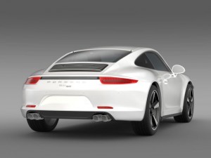 porsche 911 50 year edition 2013 3D Модель