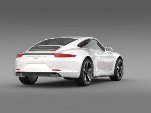 porsche 911 50 year edition 2013 3D Модель