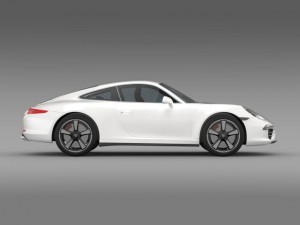 porsche 911 50 year edition 2013 3D Модель