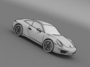 porsche 911 50 year edition 2013 3D Модель