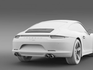 porsche 911 50 year edition 2013 3D Модель