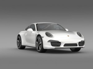 porsche 911 50 year edition 2013 3D Модель