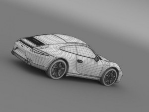 porsche 911 50 year edition 2013 3D Модель