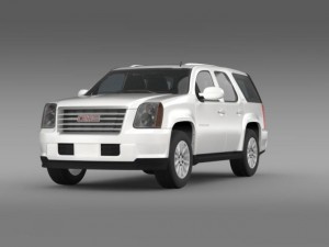 gmc yukon hybrid 2008 Modelo 3D