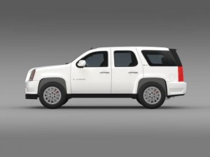 gmc yukon hybrid 2008 Modelo 3D
