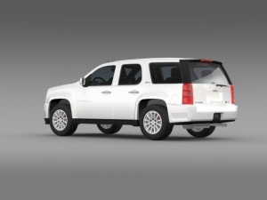 gmc yukon hybrid 2008 Modelo 3D