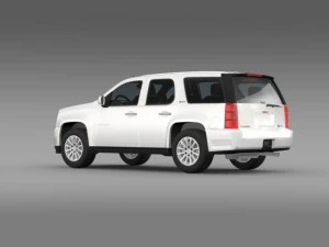 gmc yukon hybrid 2008 3D Model