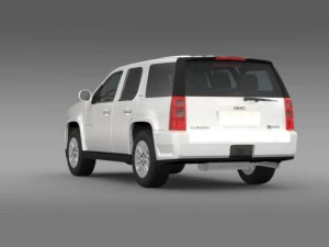 gmc yukon hybrid 2008 3D Model